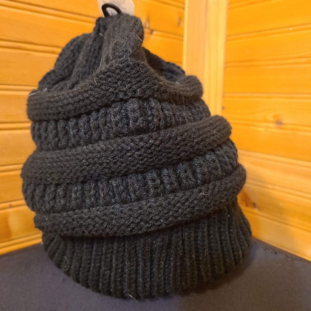 New messy bun hat